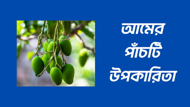 আমের পাঁচটি উপকারিতা